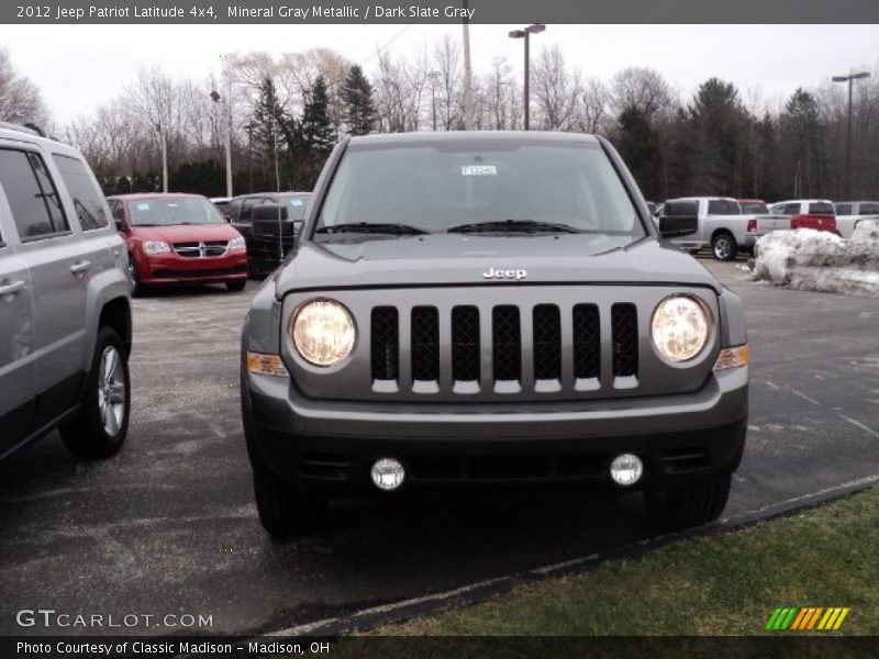 Mineral Gray Metallic / Dark Slate Gray 2012 Jeep Patriot Latitude 4x4