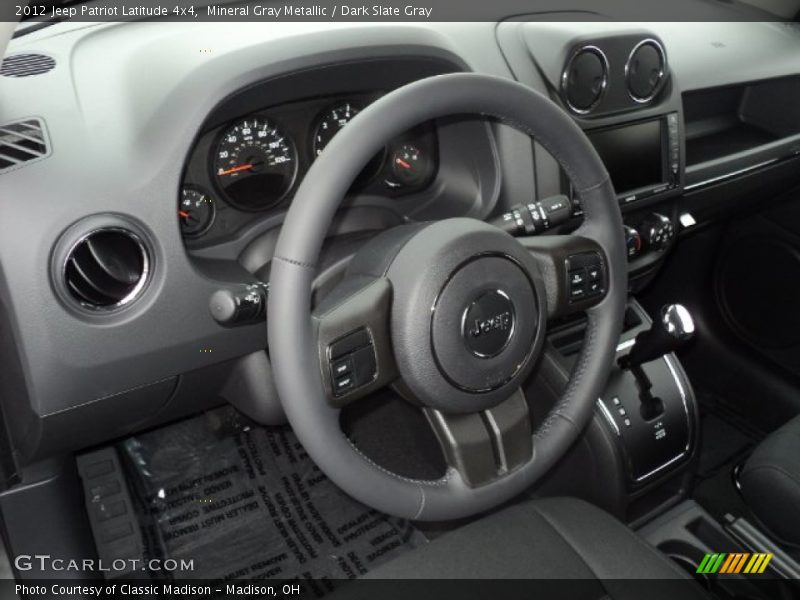 Mineral Gray Metallic / Dark Slate Gray 2012 Jeep Patriot Latitude 4x4