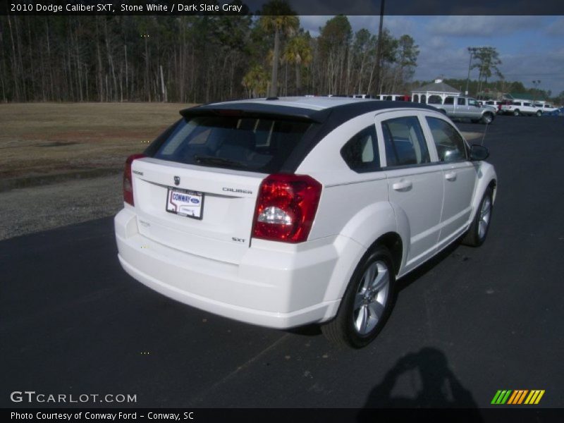 Stone White / Dark Slate Gray 2010 Dodge Caliber SXT