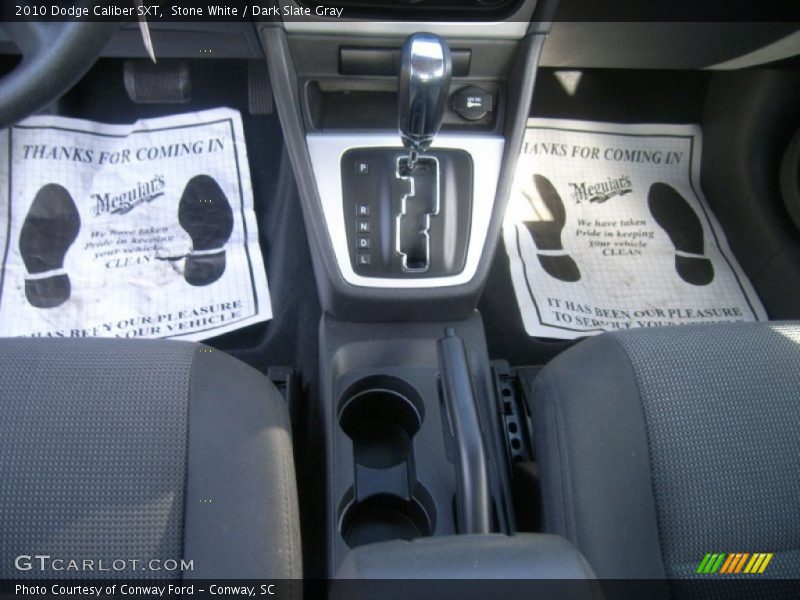 Stone White / Dark Slate Gray 2010 Dodge Caliber SXT