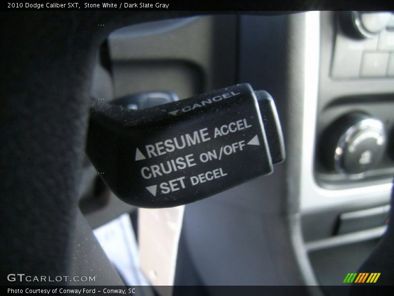 Stone White / Dark Slate Gray 2010 Dodge Caliber SXT