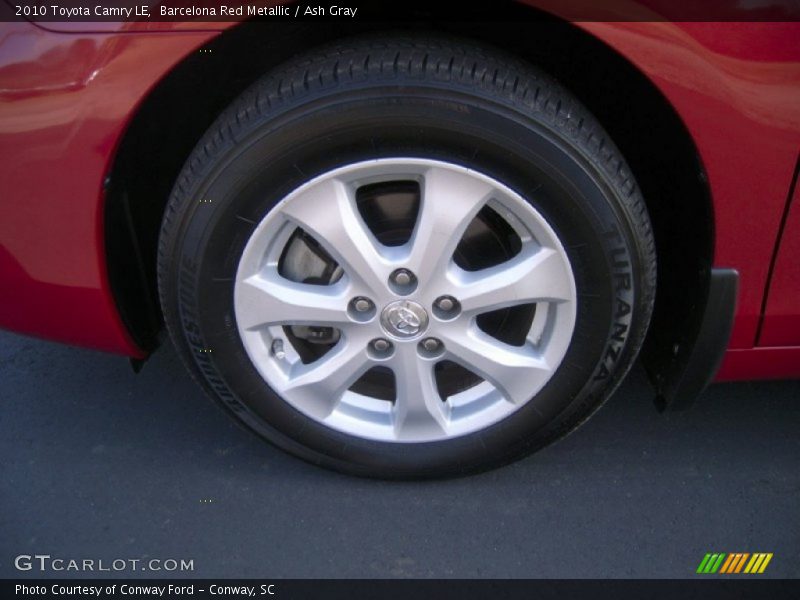 Barcelona Red Metallic / Ash Gray 2010 Toyota Camry LE