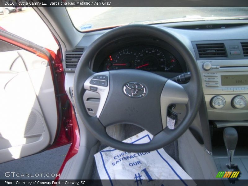 Barcelona Red Metallic / Ash Gray 2010 Toyota Camry LE