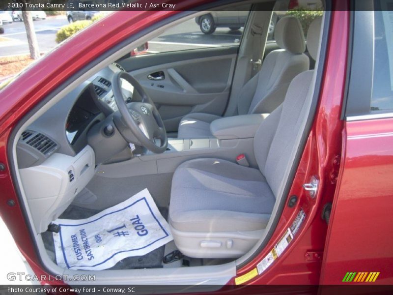 Barcelona Red Metallic / Ash Gray 2010 Toyota Camry LE