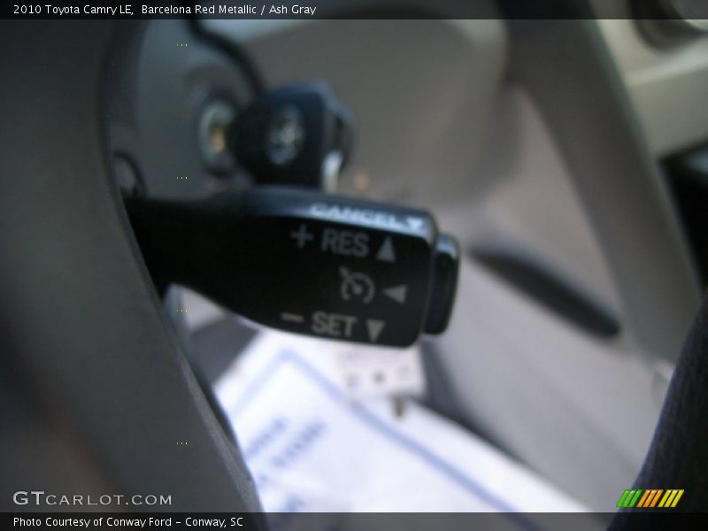 Barcelona Red Metallic / Ash Gray 2010 Toyota Camry LE