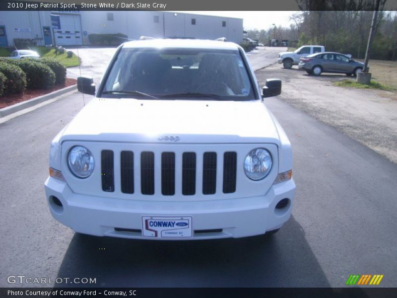 Stone White / Dark Slate Gray 2010 Jeep Patriot Sport