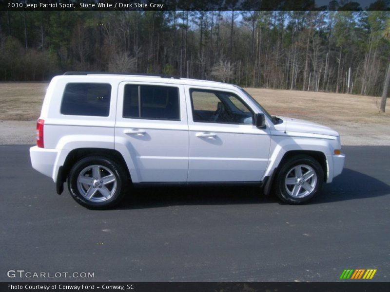 Stone White / Dark Slate Gray 2010 Jeep Patriot Sport