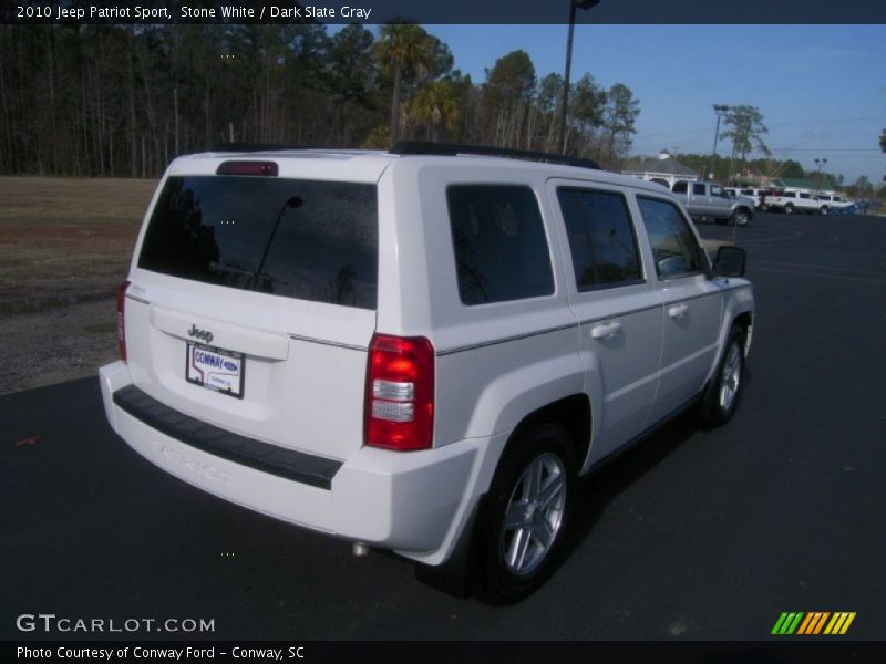 Stone White / Dark Slate Gray 2010 Jeep Patriot Sport