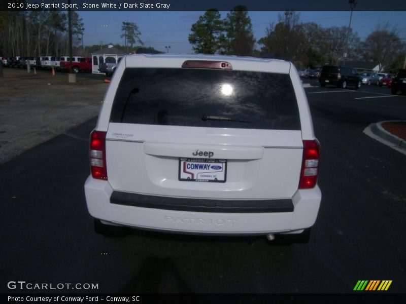 Stone White / Dark Slate Gray 2010 Jeep Patriot Sport