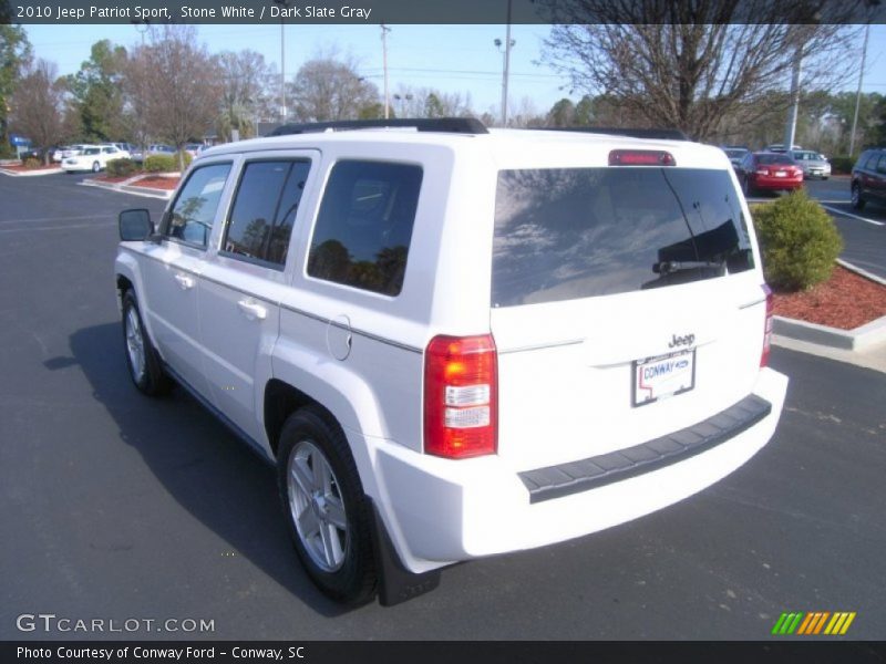 Stone White / Dark Slate Gray 2010 Jeep Patriot Sport