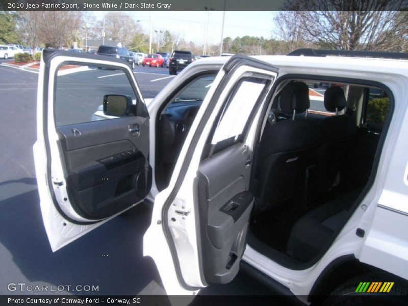 Stone White / Dark Slate Gray 2010 Jeep Patriot Sport