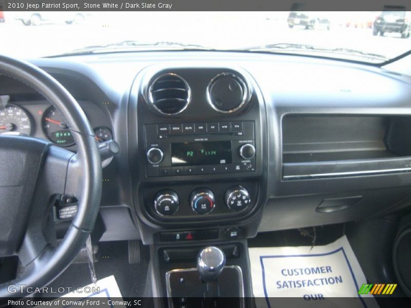 Stone White / Dark Slate Gray 2010 Jeep Patriot Sport