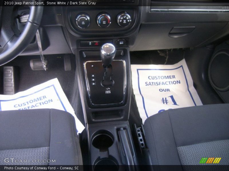 Stone White / Dark Slate Gray 2010 Jeep Patriot Sport