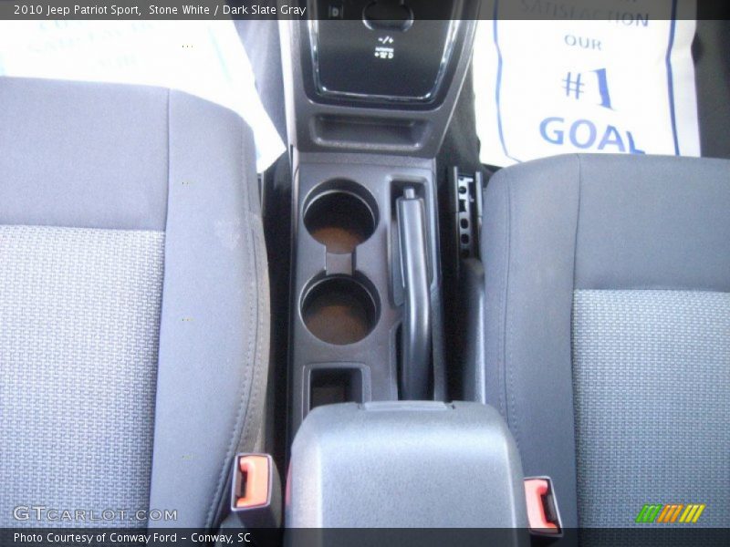 Stone White / Dark Slate Gray 2010 Jeep Patriot Sport