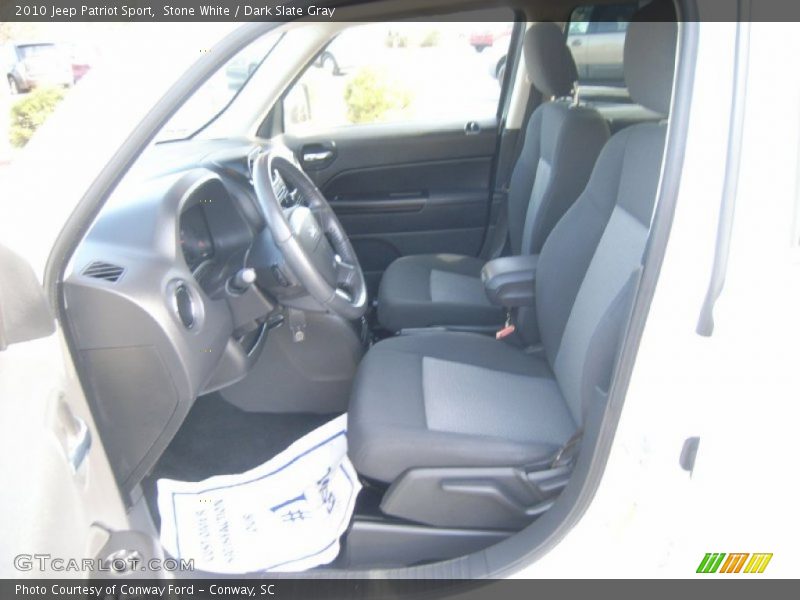 Stone White / Dark Slate Gray 2010 Jeep Patriot Sport