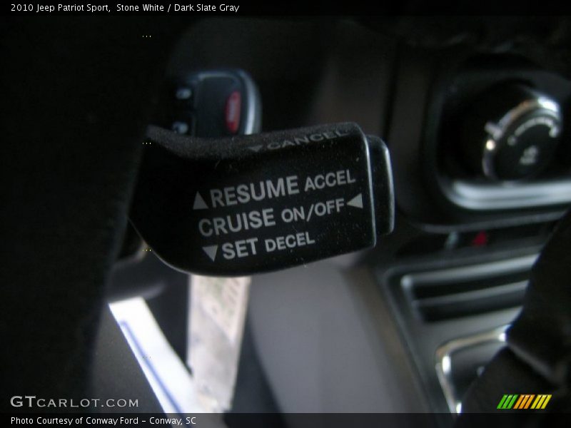 Stone White / Dark Slate Gray 2010 Jeep Patriot Sport