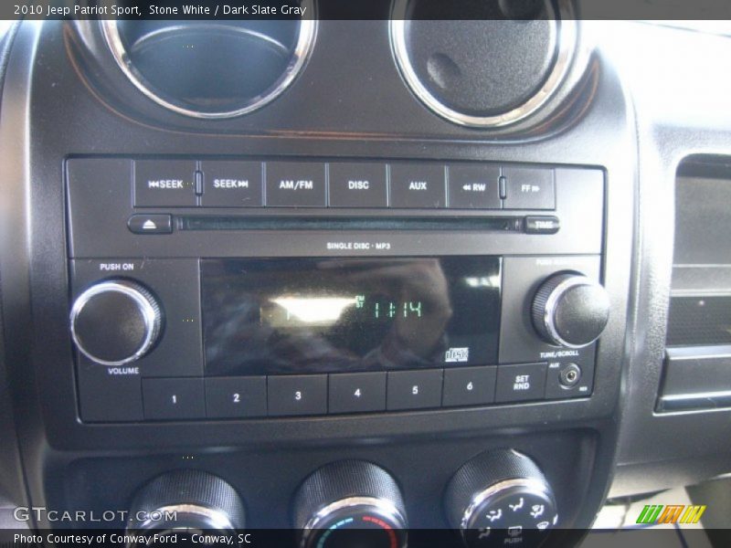 Stone White / Dark Slate Gray 2010 Jeep Patriot Sport