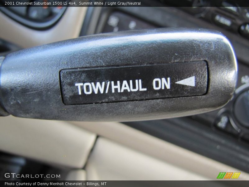 Summit White / Light Gray/Neutral 2001 Chevrolet Suburban 1500 LS 4x4