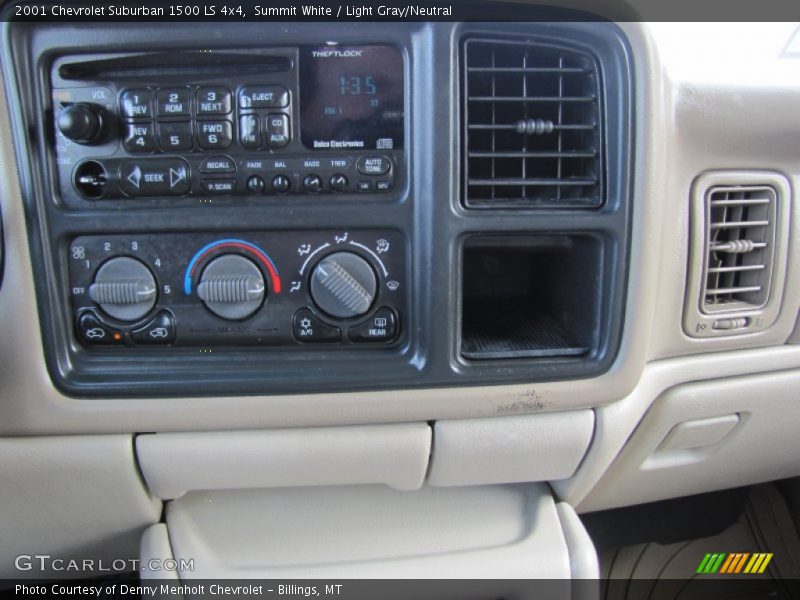 Summit White / Light Gray/Neutral 2001 Chevrolet Suburban 1500 LS 4x4