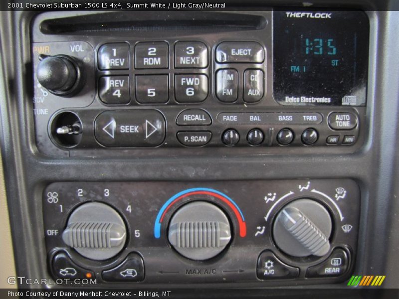 Summit White / Light Gray/Neutral 2001 Chevrolet Suburban 1500 LS 4x4