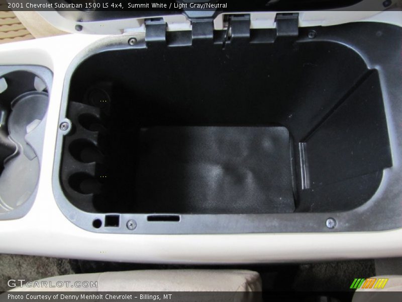 Summit White / Light Gray/Neutral 2001 Chevrolet Suburban 1500 LS 4x4