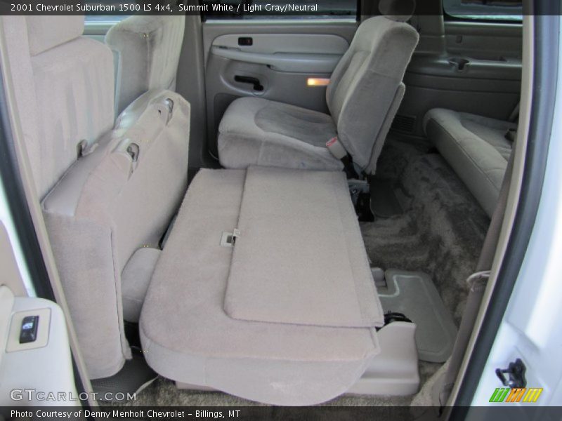 Summit White / Light Gray/Neutral 2001 Chevrolet Suburban 1500 LS 4x4