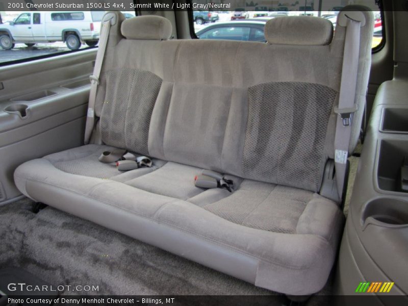 Summit White / Light Gray/Neutral 2001 Chevrolet Suburban 1500 LS 4x4