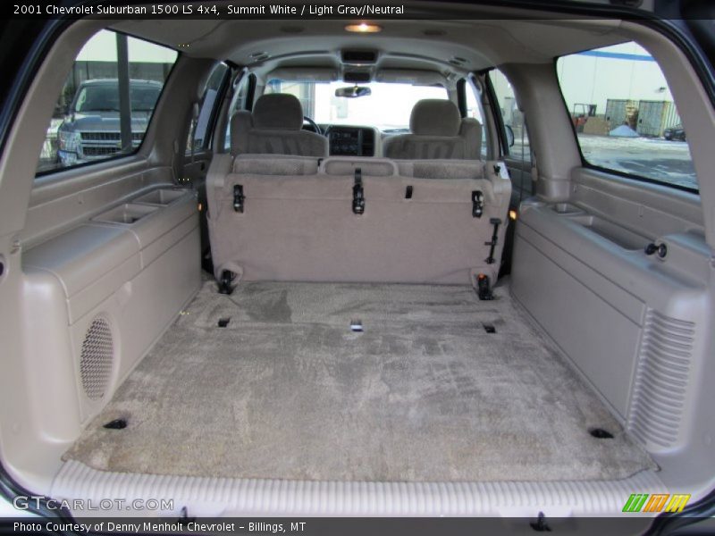 Summit White / Light Gray/Neutral 2001 Chevrolet Suburban 1500 LS 4x4