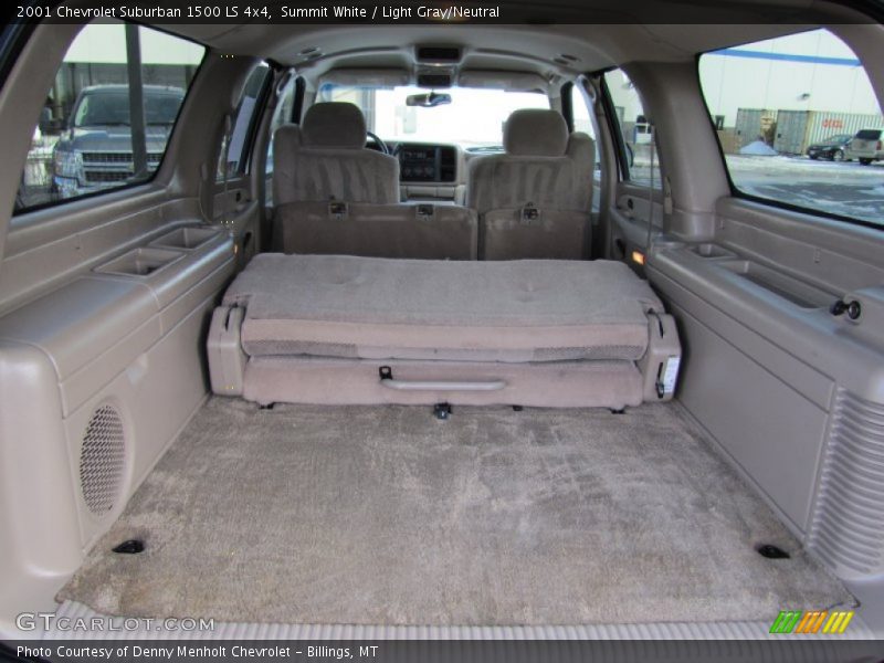 Summit White / Light Gray/Neutral 2001 Chevrolet Suburban 1500 LS 4x4