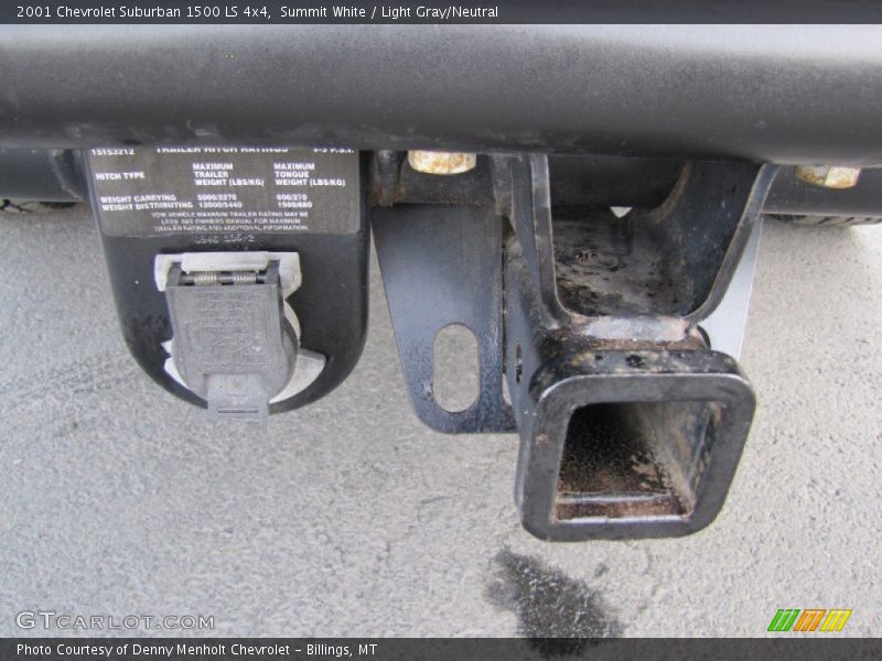Summit White / Light Gray/Neutral 2001 Chevrolet Suburban 1500 LS 4x4