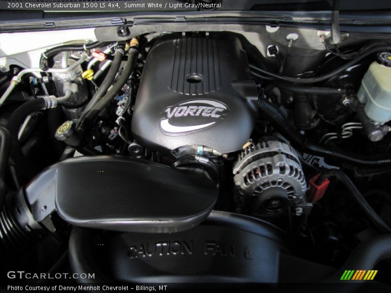 Summit White / Light Gray/Neutral 2001 Chevrolet Suburban 1500 LS 4x4