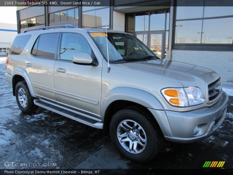 Desert Sand Mica / Oak 2003 Toyota Sequoia SR5 4WD