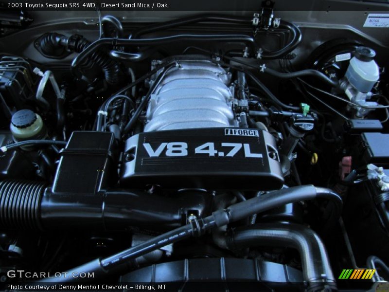  2003 Sequoia SR5 4WD Engine - 4.7L DOHC 32V i-Force V8