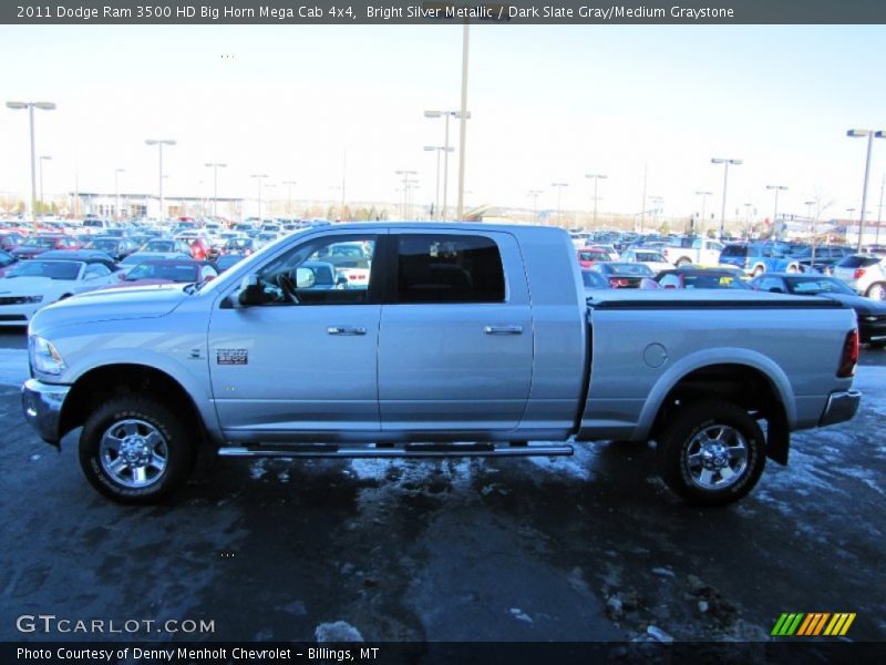  2011 Ram 3500 HD Big Horn Mega Cab 4x4 Bright Silver Metallic