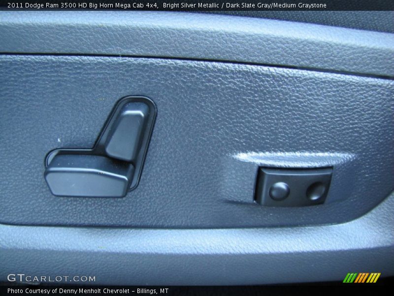 Bright Silver Metallic / Dark Slate Gray/Medium Graystone 2011 Dodge Ram 3500 HD Big Horn Mega Cab 4x4