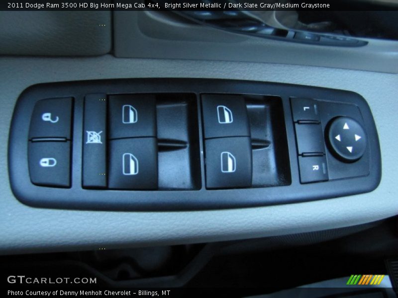 Bright Silver Metallic / Dark Slate Gray/Medium Graystone 2011 Dodge Ram 3500 HD Big Horn Mega Cab 4x4