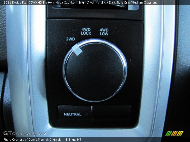 Bright Silver Metallic / Dark Slate Gray/Medium Graystone 2011 Dodge Ram 3500 HD Big Horn Mega Cab 4x4