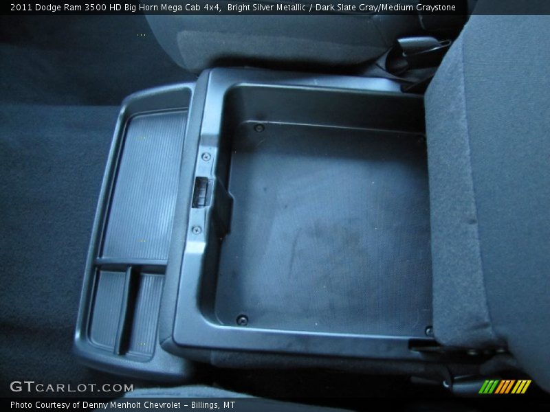 Bright Silver Metallic / Dark Slate Gray/Medium Graystone 2011 Dodge Ram 3500 HD Big Horn Mega Cab 4x4