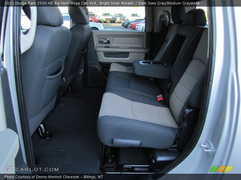  2011 Ram 3500 HD Big Horn Mega Cab 4x4 Dark Slate Gray/Medium Graystone Interior