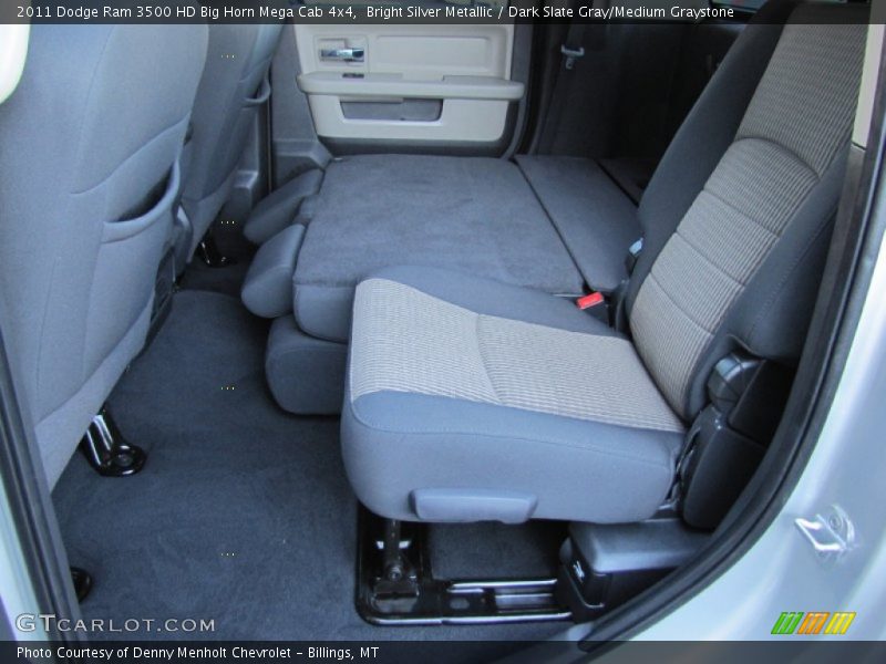 Rear Seat of 2011 Ram 3500 HD Big Horn Mega Cab 4x4