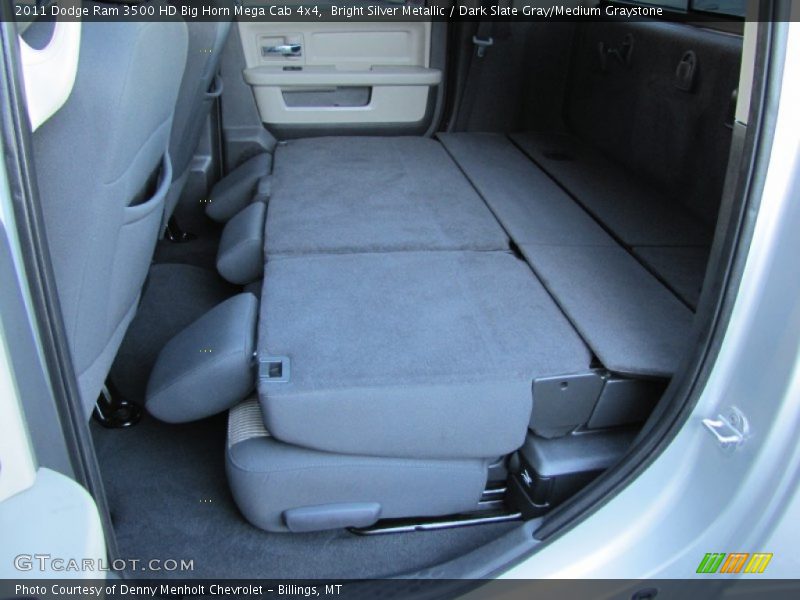  2011 Ram 3500 HD Big Horn Mega Cab 4x4 Dark Slate Gray/Medium Graystone Interior