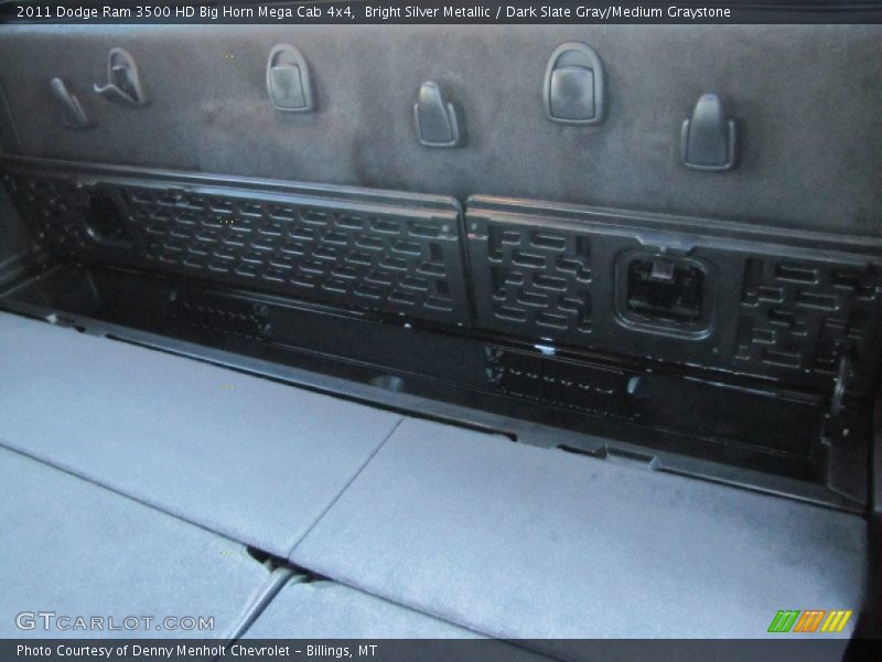 Bright Silver Metallic / Dark Slate Gray/Medium Graystone 2011 Dodge Ram 3500 HD Big Horn Mega Cab 4x4