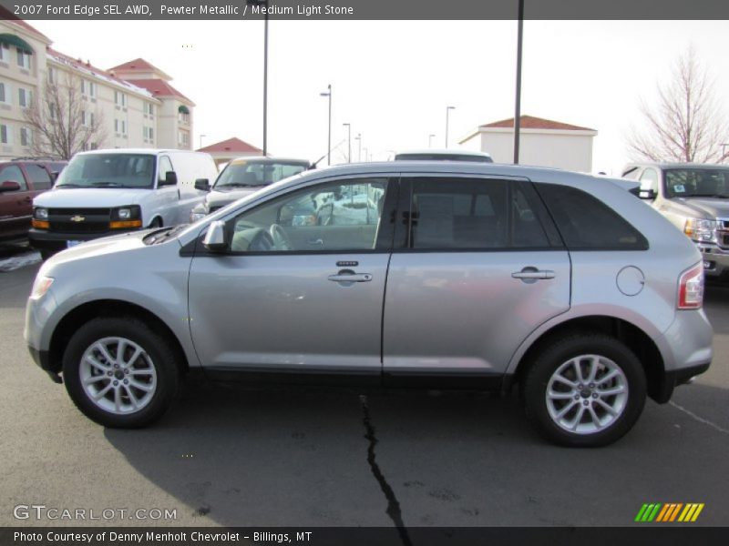 Pewter Metallic / Medium Light Stone 2007 Ford Edge SEL AWD