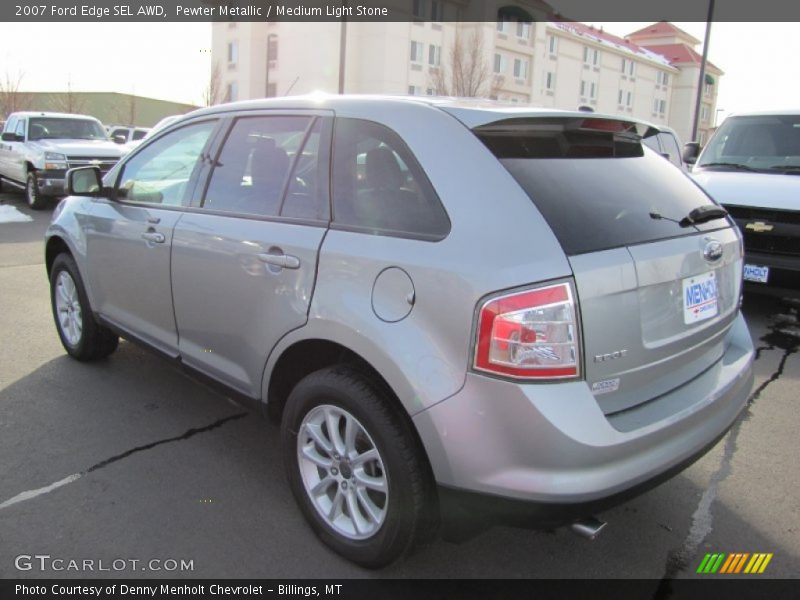 Pewter Metallic / Medium Light Stone 2007 Ford Edge SEL AWD
