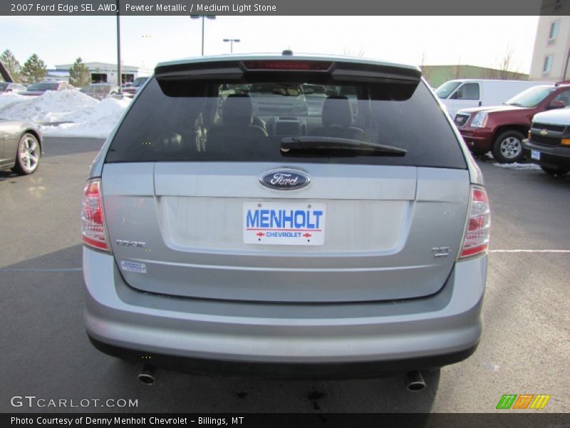 Pewter Metallic / Medium Light Stone 2007 Ford Edge SEL AWD