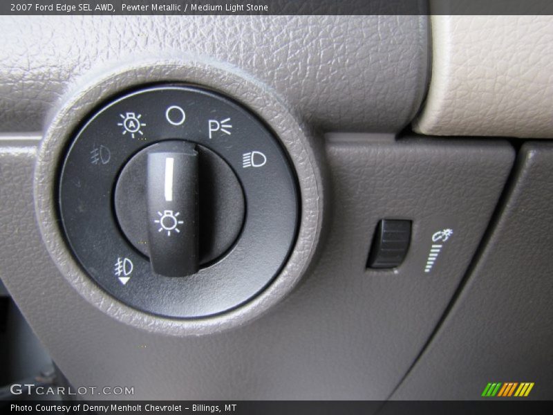 Controls of 2007 Edge SEL AWD