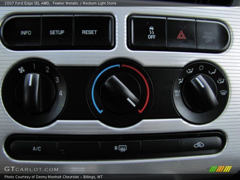 Controls of 2007 Edge SEL AWD