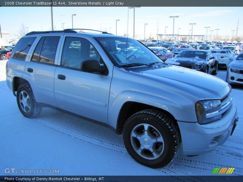 Silverstone Metallic / Light Gray 2008 Chevrolet TrailBlazer LS 4x4