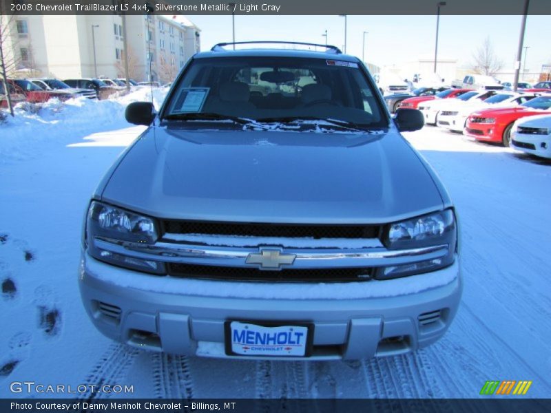 Silverstone Metallic / Light Gray 2008 Chevrolet TrailBlazer LS 4x4