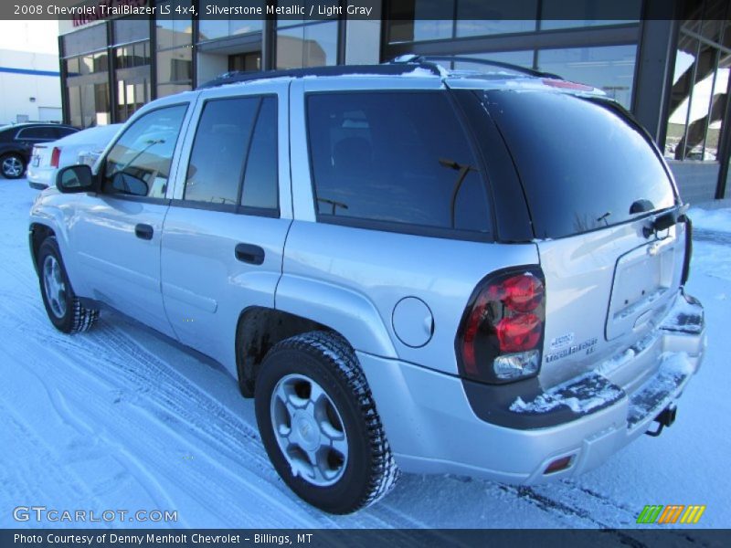 Silverstone Metallic / Light Gray 2008 Chevrolet TrailBlazer LS 4x4